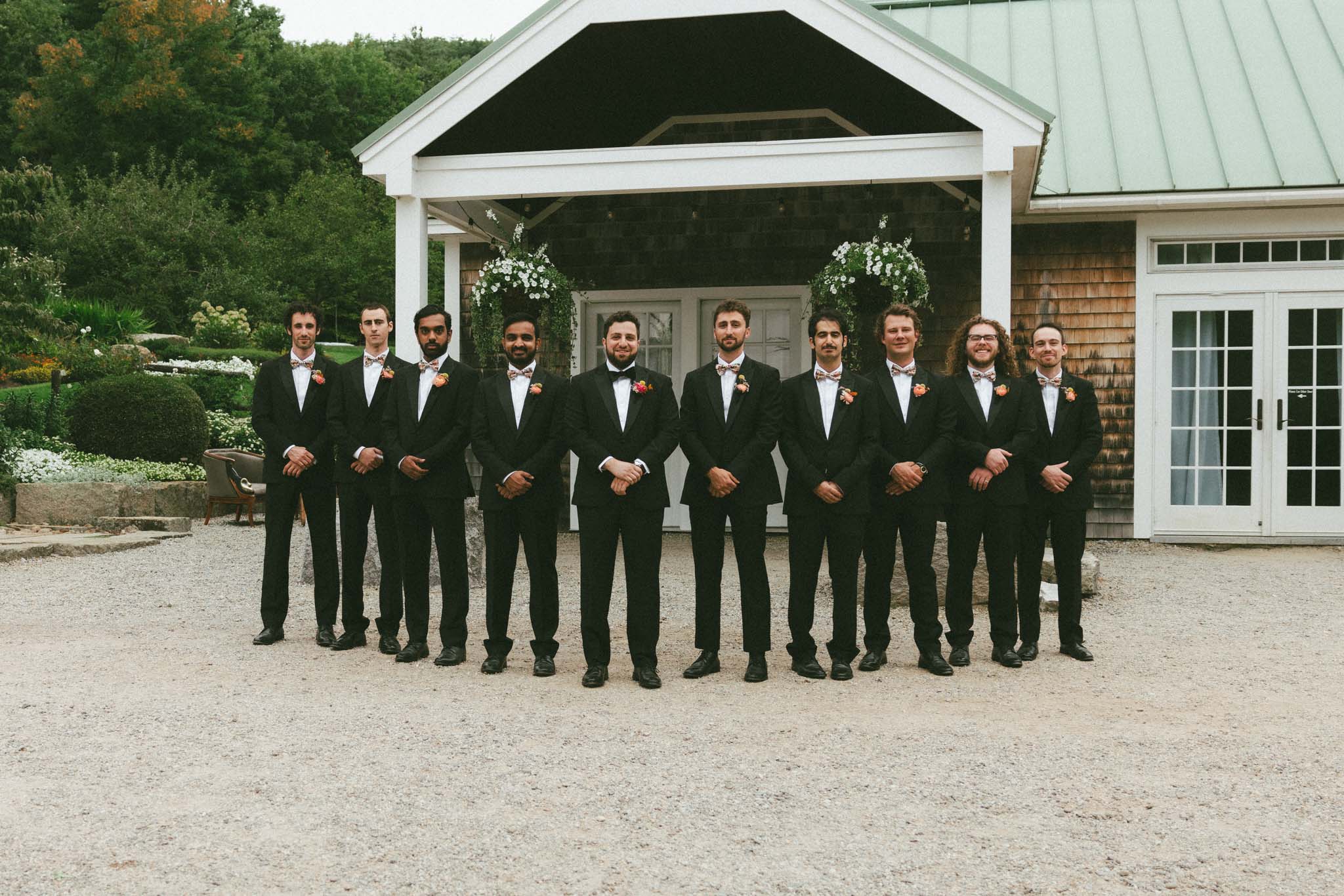 Groom and groomsmen